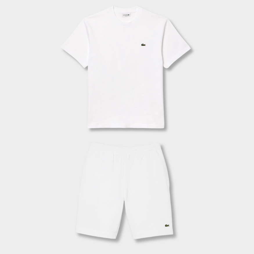 Ensemble short/t-shirt Blanc