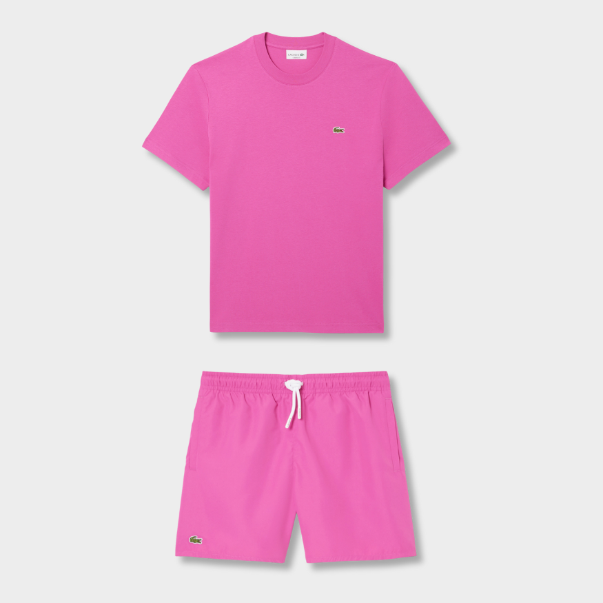 Ensemble short/t-shirt Rose vif