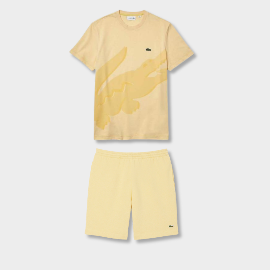 Ensemble short/t-shirt Jaune