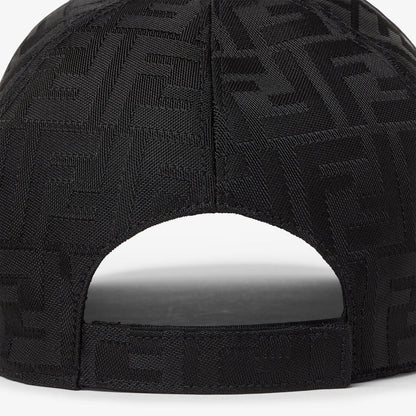Casquette de baseball en nylon FF jacquard noir