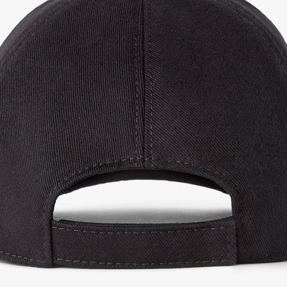 Casquette de baseball en coton noir